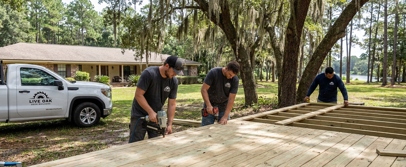 Custom Wood Decks in Live Oak, FL